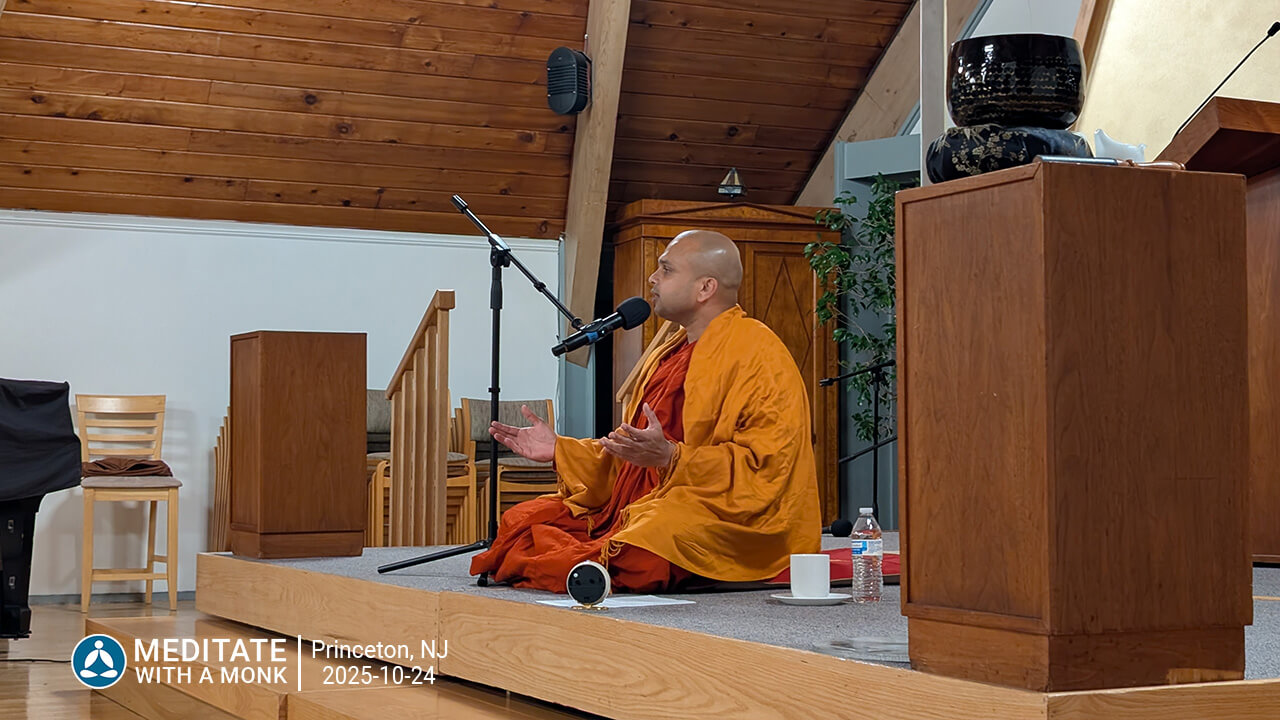 Meditate With A Monk - Princeton - 1