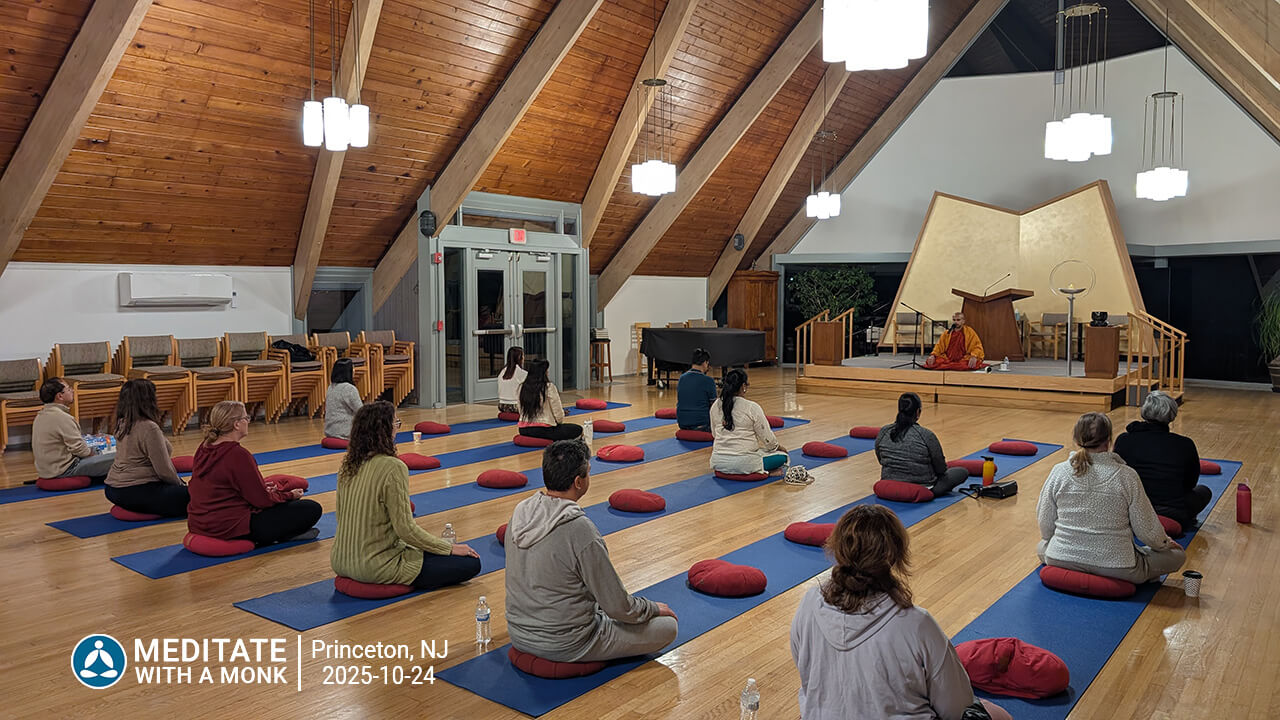 Meditate With A Monk - Princeton - 2